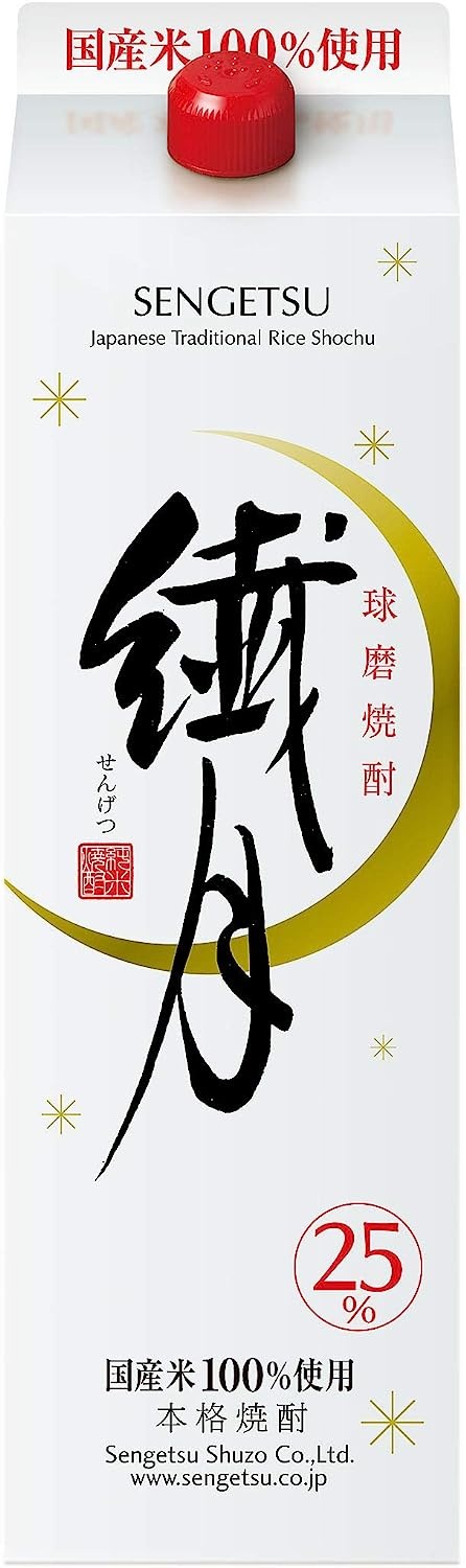 第2位 繊月酒造 繊月 25度パック1.8L