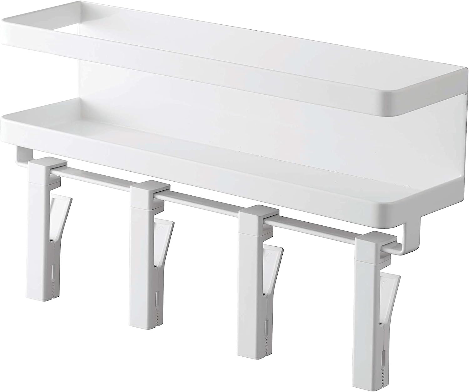 山崎実業 マグネットスパイスラック&回転式クリップ タワー 4連 549