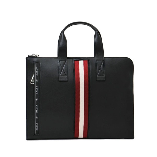 バリー(BALLY) Henri ブラック レザー ビジネスバッグ