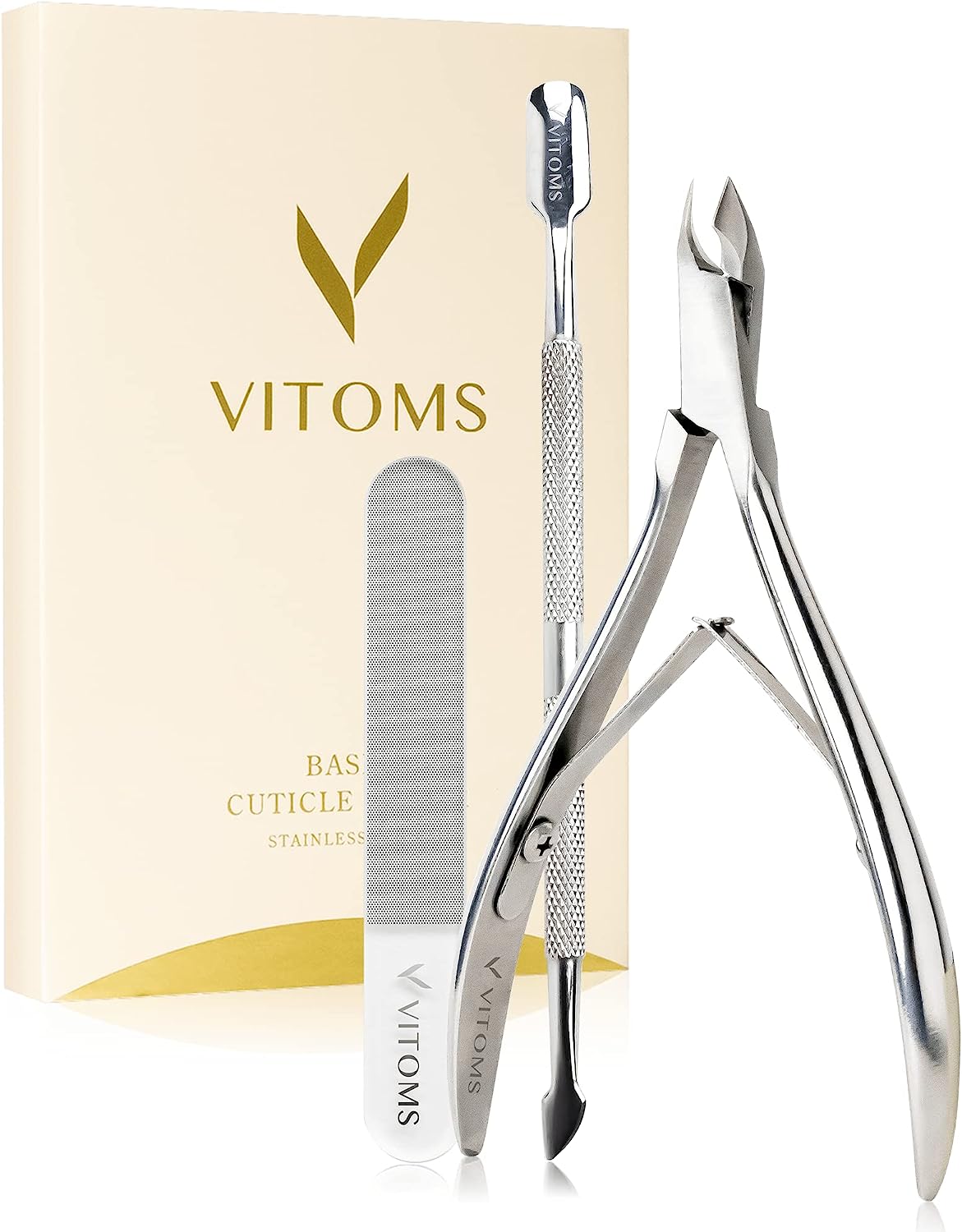 ビトムス(VITOMS) キューティクルニッパー ネイルケア3点セット