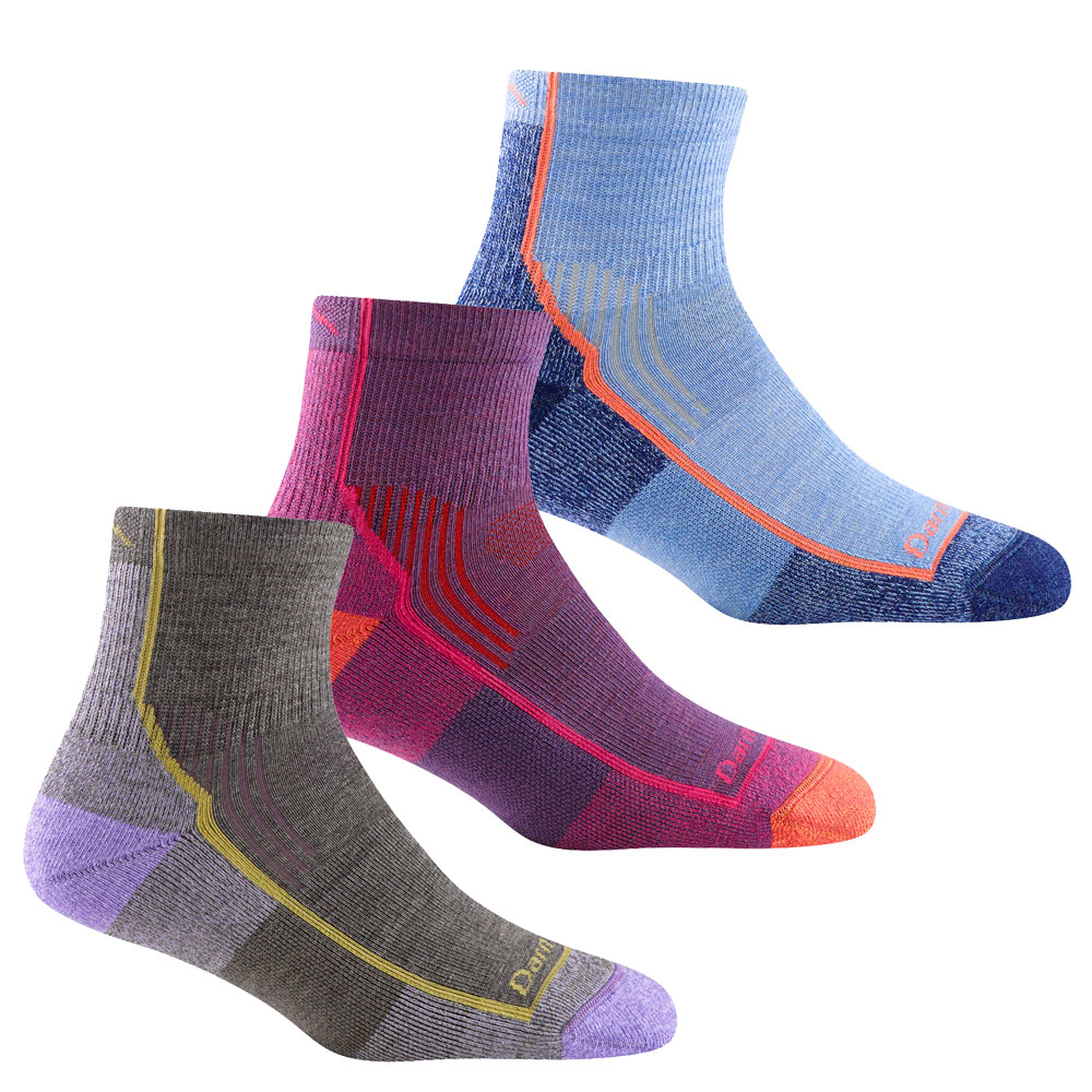 ダーンタフ(Darn Tough) ハイカー 1/4ソック ミッドウェイト クッション