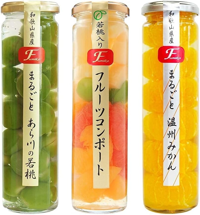 ふみこ農園 果実の宝石箱のようなフルーツコンポートセット