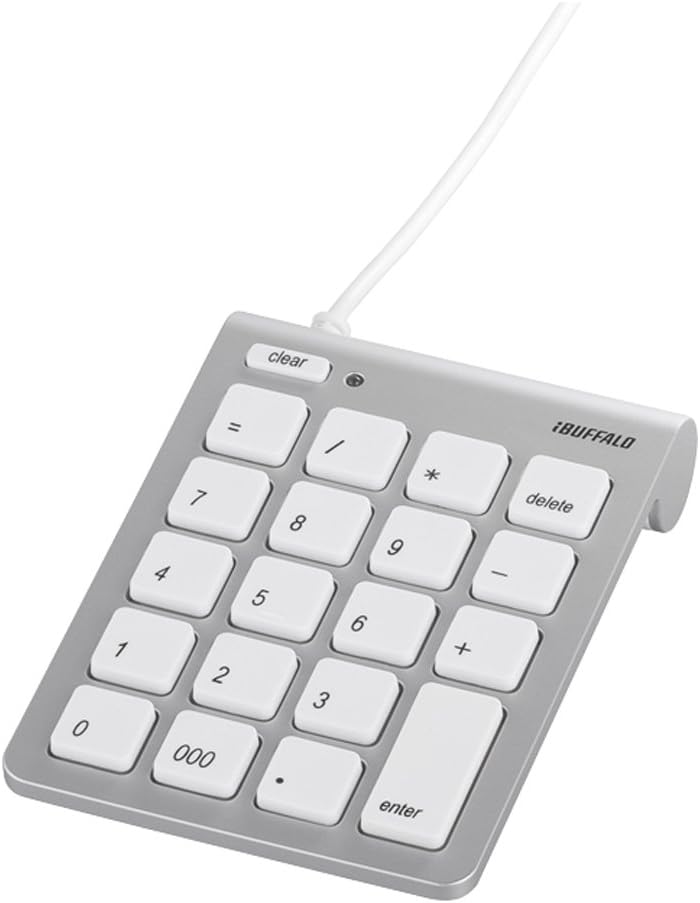 バッファロー(BUFFALO) Mac専用テンキーボード BSTK08M 2011
