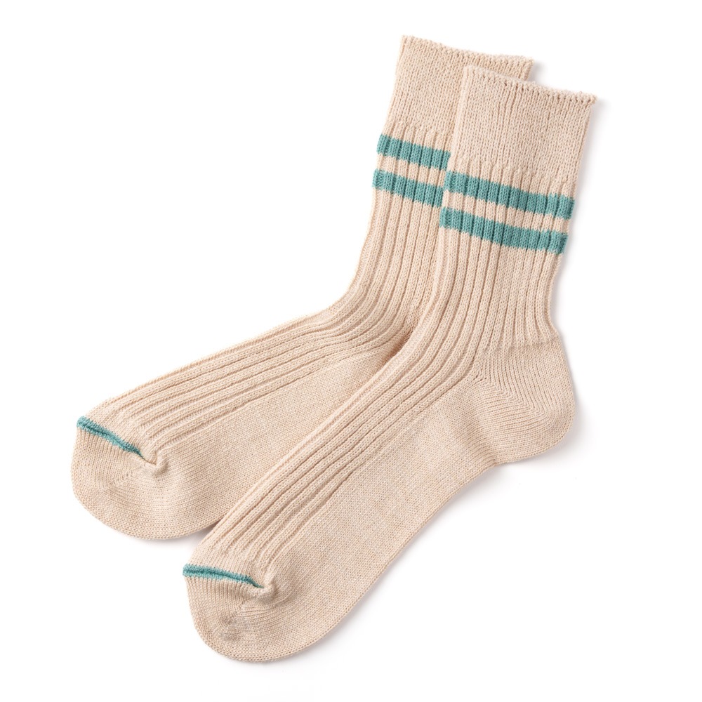 ロトト(ROTOTO) HEMP ORGANIC COTTON STRIPE SOCKS