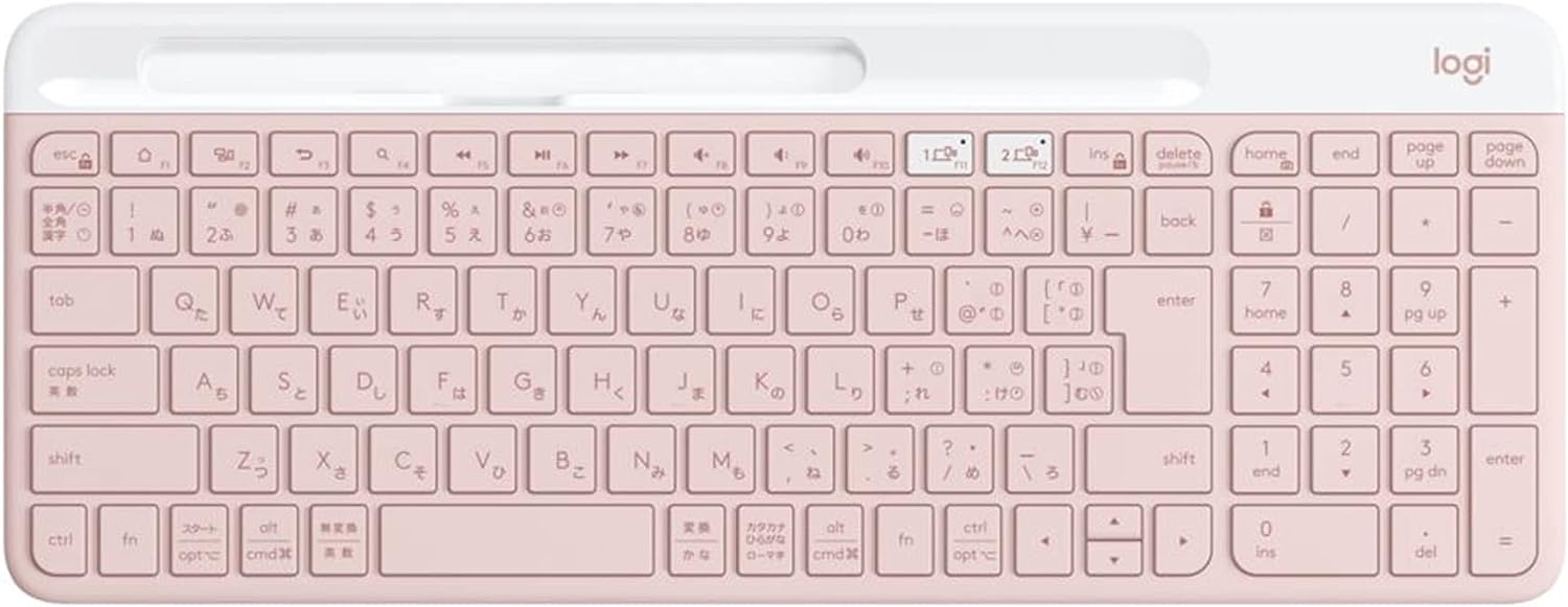 ロジクール(Logicool) スリムマルチデバイスワイヤレスキーボード K580 2023