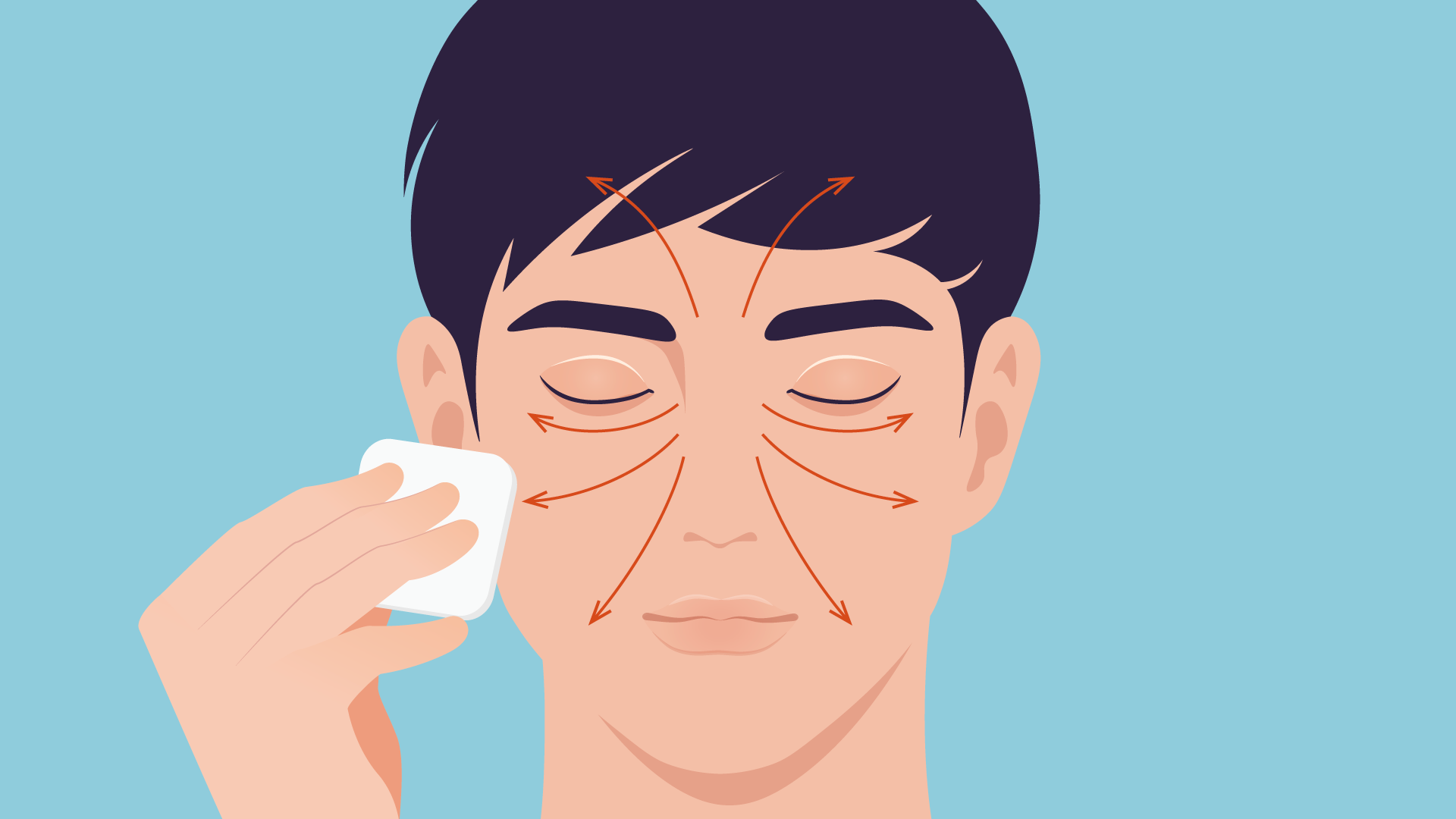 メンズ向け|ファンデーションの塗り方