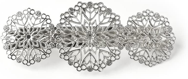 クリームドット(Cream dot) メタルレースバレッタ