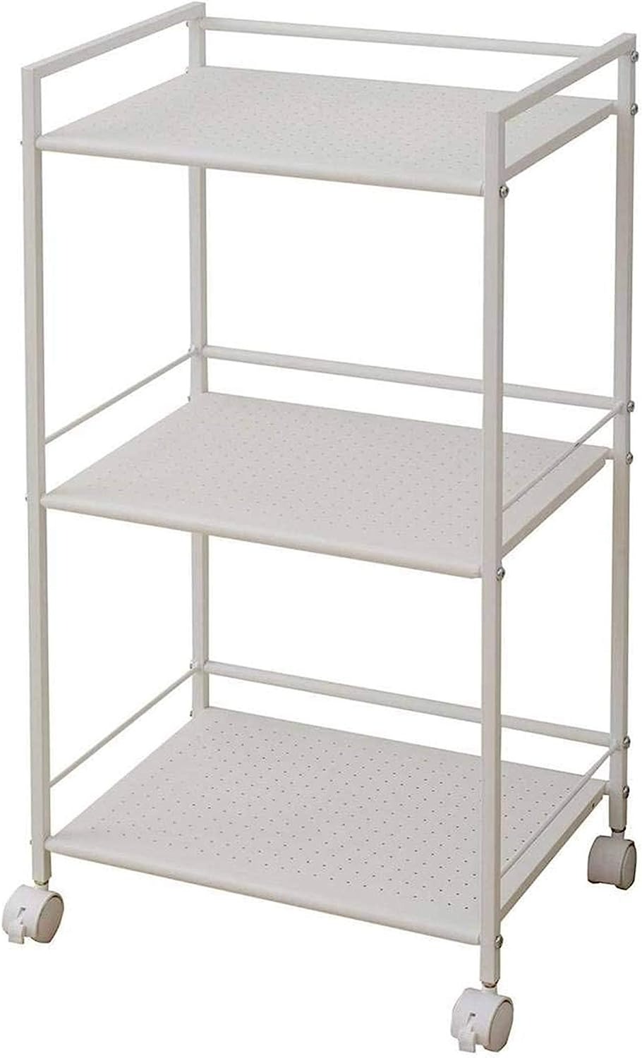 山善(YAMAZAN) キャスター付き スチールラック 3段 CPR-80433C