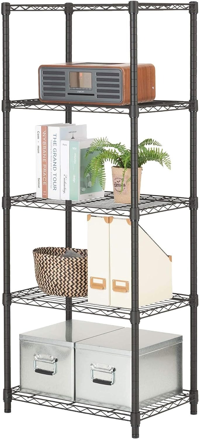 ドウシシャ(DOSHISHA) ルミナス スチールラック ノワールシリーズ EHN-60155