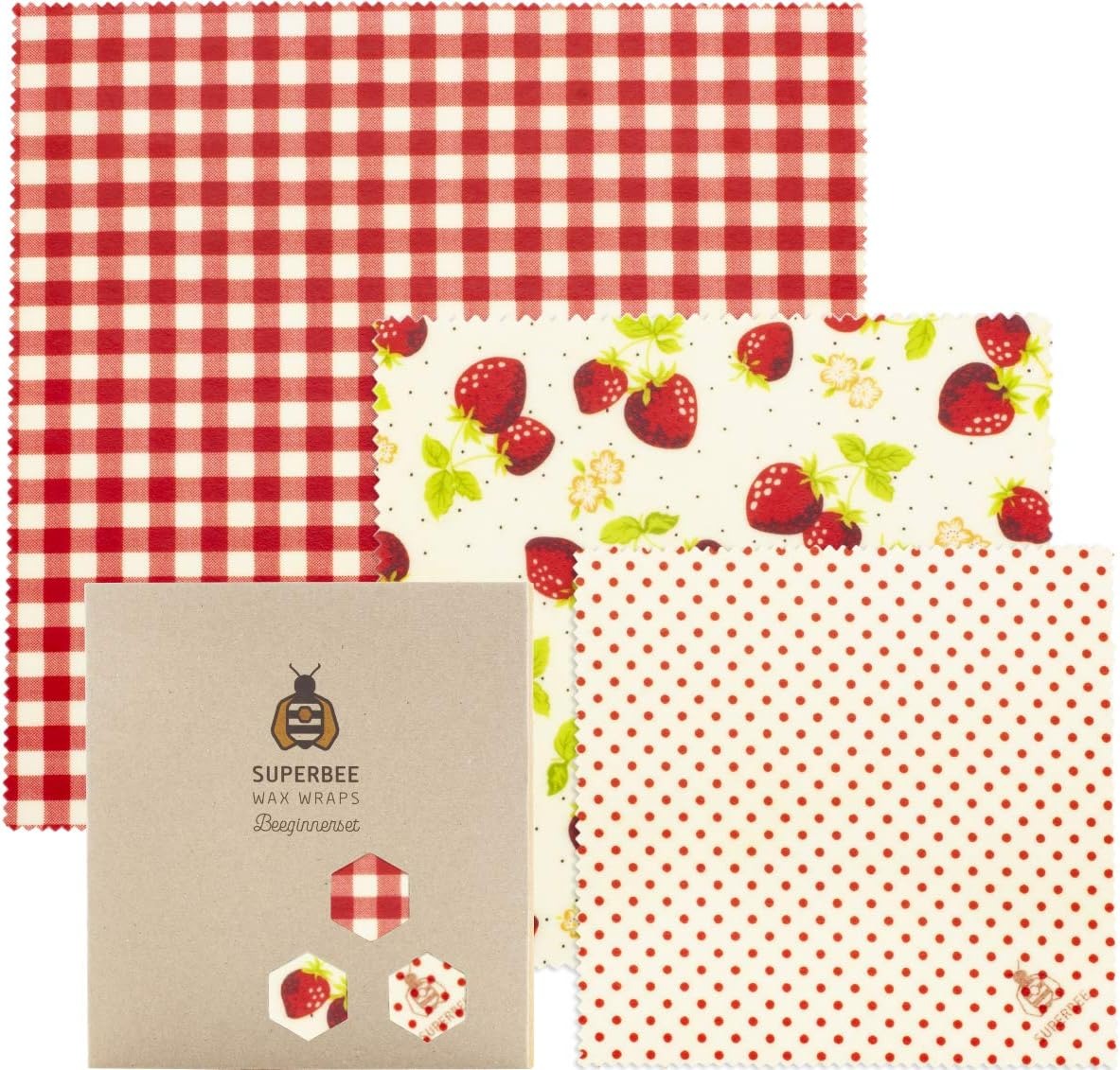 SuperBee Wax Wraps オーガニック 蜜蝋ラップ