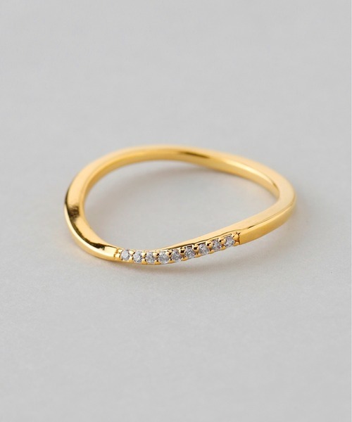 アネモネ(ANEMONE) ビジューラインメタルリング