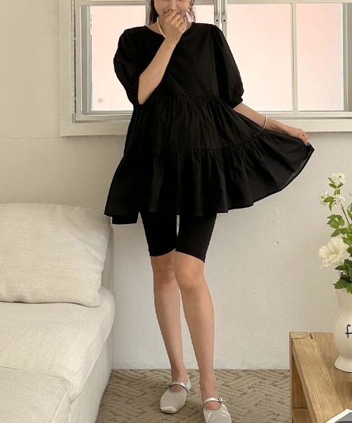 チョコア(CHOCOA) 授乳ティアードチュニック