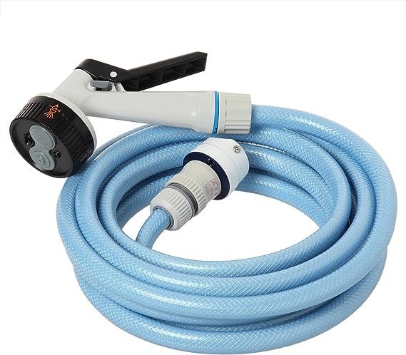 アイリスオーヤマ(IRIS OHYAMA) 耐圧糸入りカットホースガン 口金付スリム5m