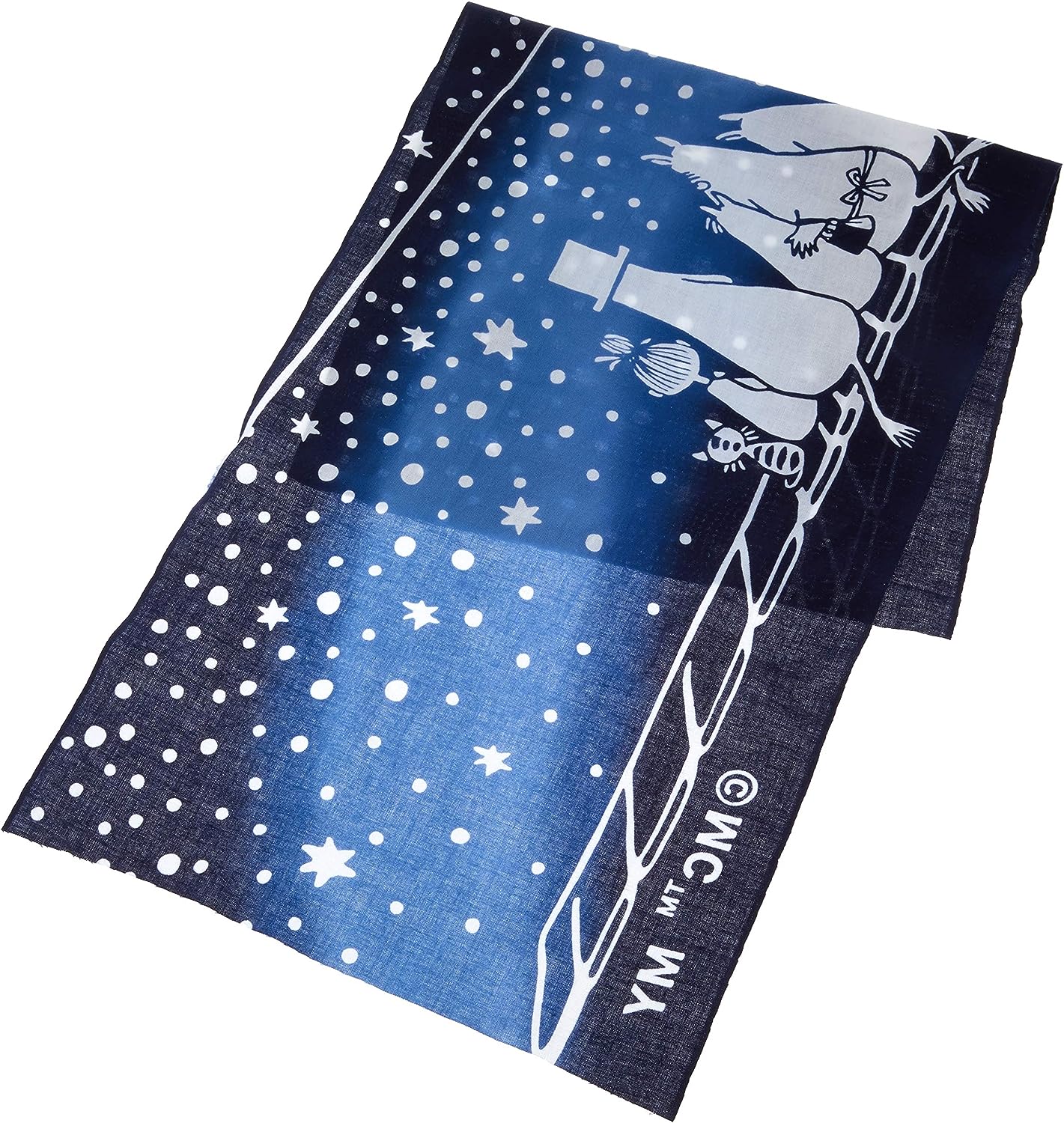 宮本(Miyamoto-towel) ムーミン 注染手ぬぐい ムーミン＆星空 51002