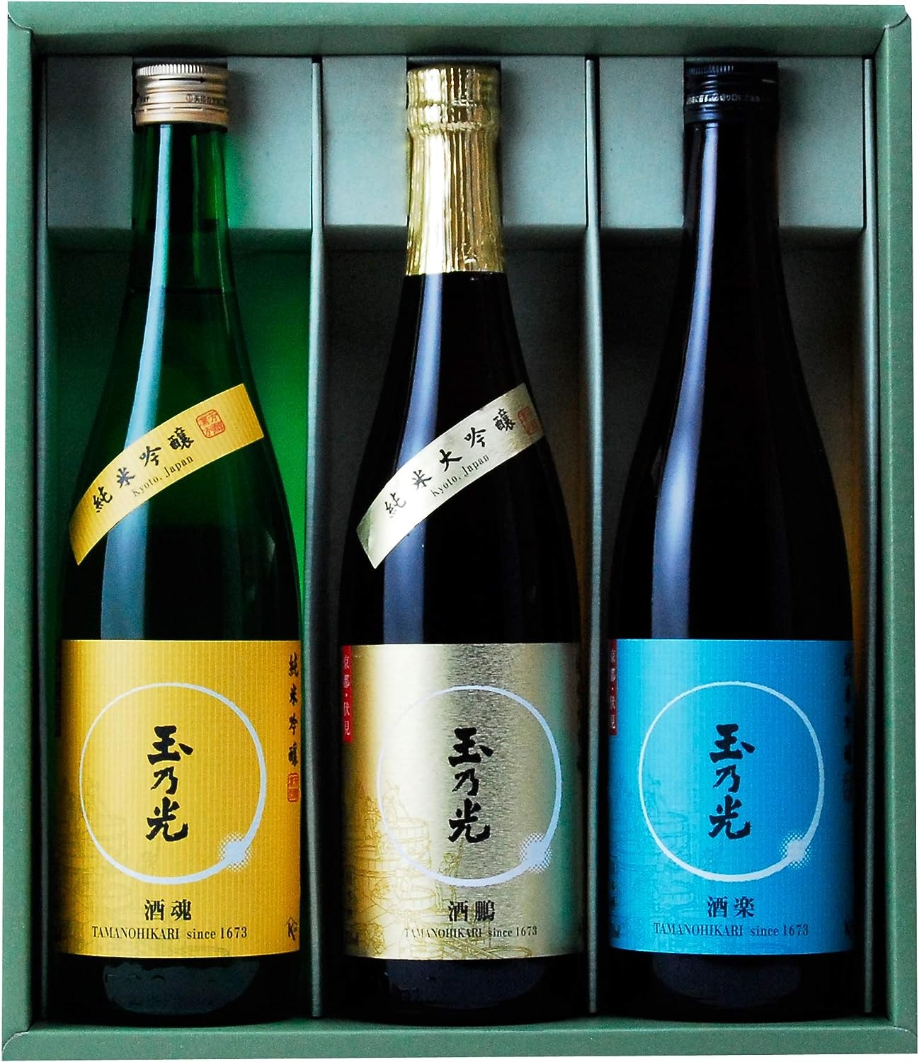 玉乃光酒造 定番3種飲みくらべセット