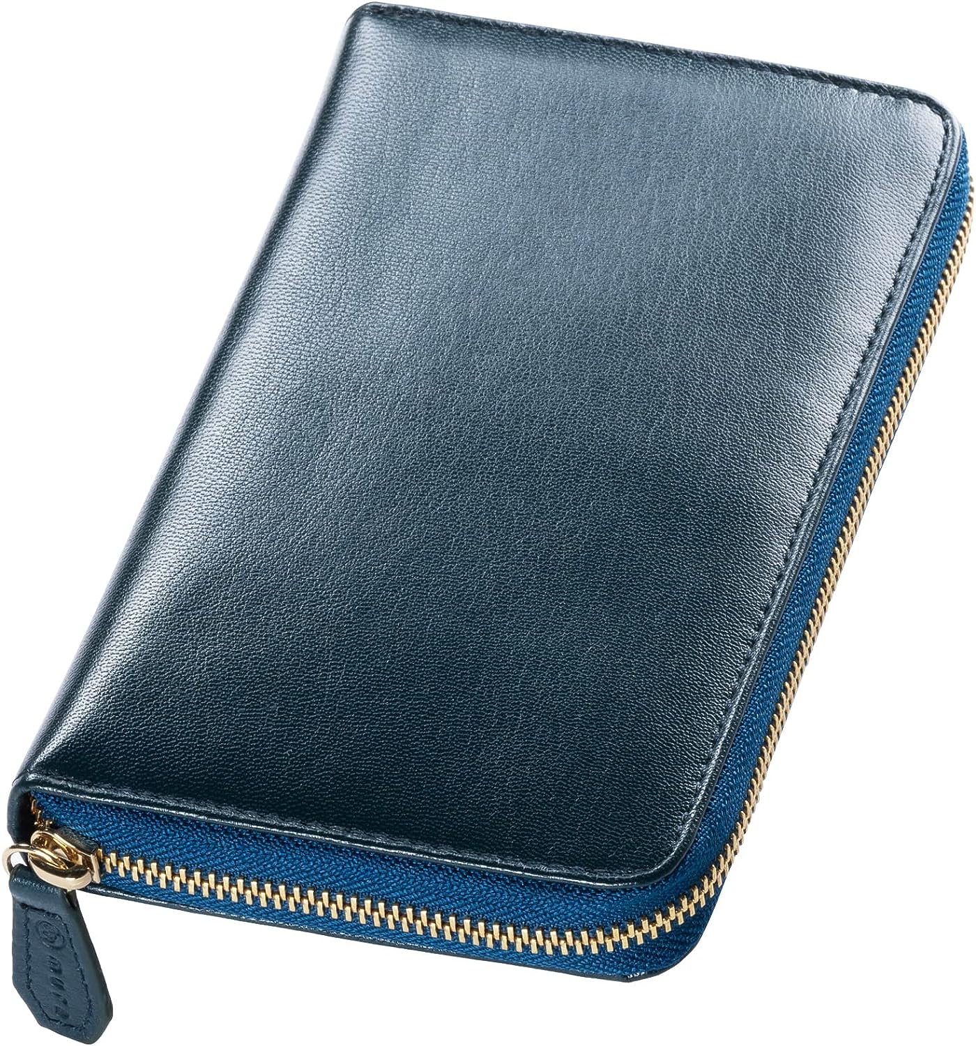 ムラ(MURA) ゴートレザー スキミング防止機能付き 大容量 通帳ケース st-c10571