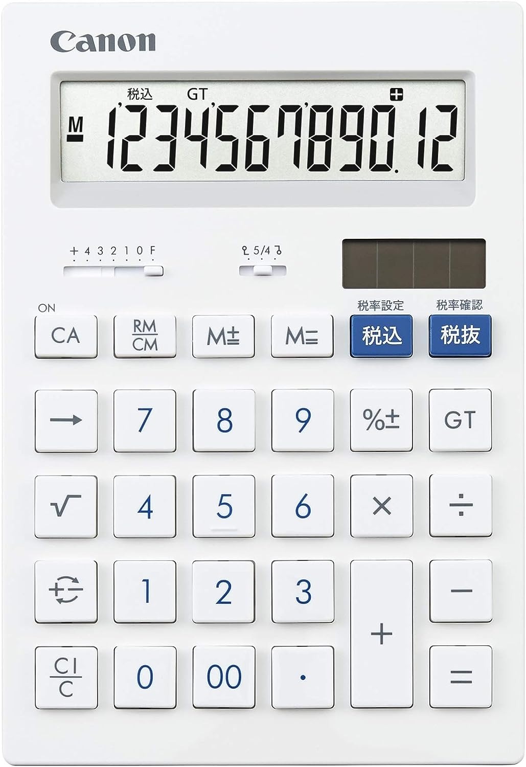 キヤノン(Canon) 電卓 抗菌・キレイタイプ HS-1201T