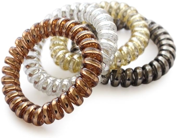 ジュエルボックス(Jewel Vox) 絡まないスプリングヘアゴム4点セット