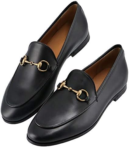 グッチ(GUCCI) ヨルダーン レザーホースビットローファー