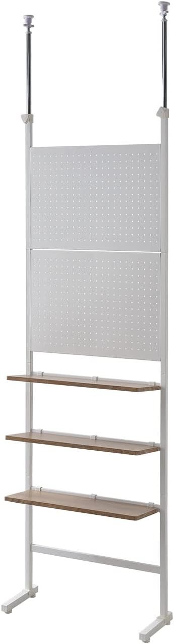 ワイエムワールド(YM WORLD) つっぱりスチール製ペグボードラック 幅60cm マペ 00-100035