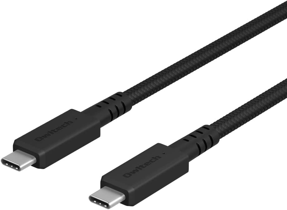 オウルテック(Owltech) やわらかくて断線に強い USB Type-C to C 充電&データ転送ケーブル OWL-CBKG2PCC10-BK