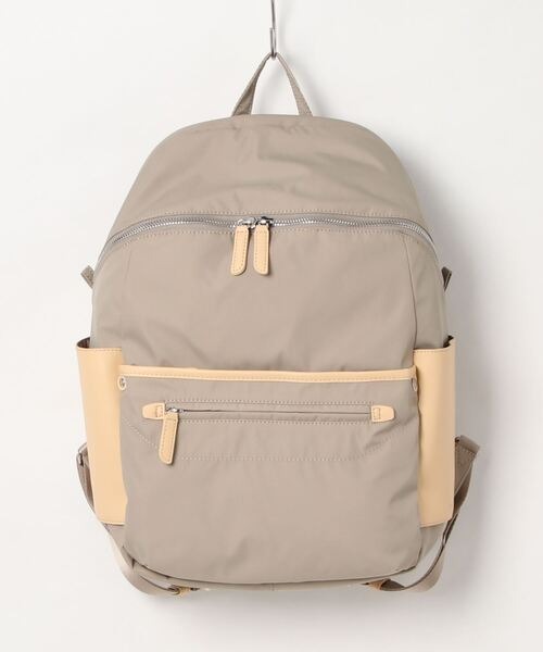 イザック(Y'SACCS) ナイロンタフタ×リサイクルレザー デイリーリュック