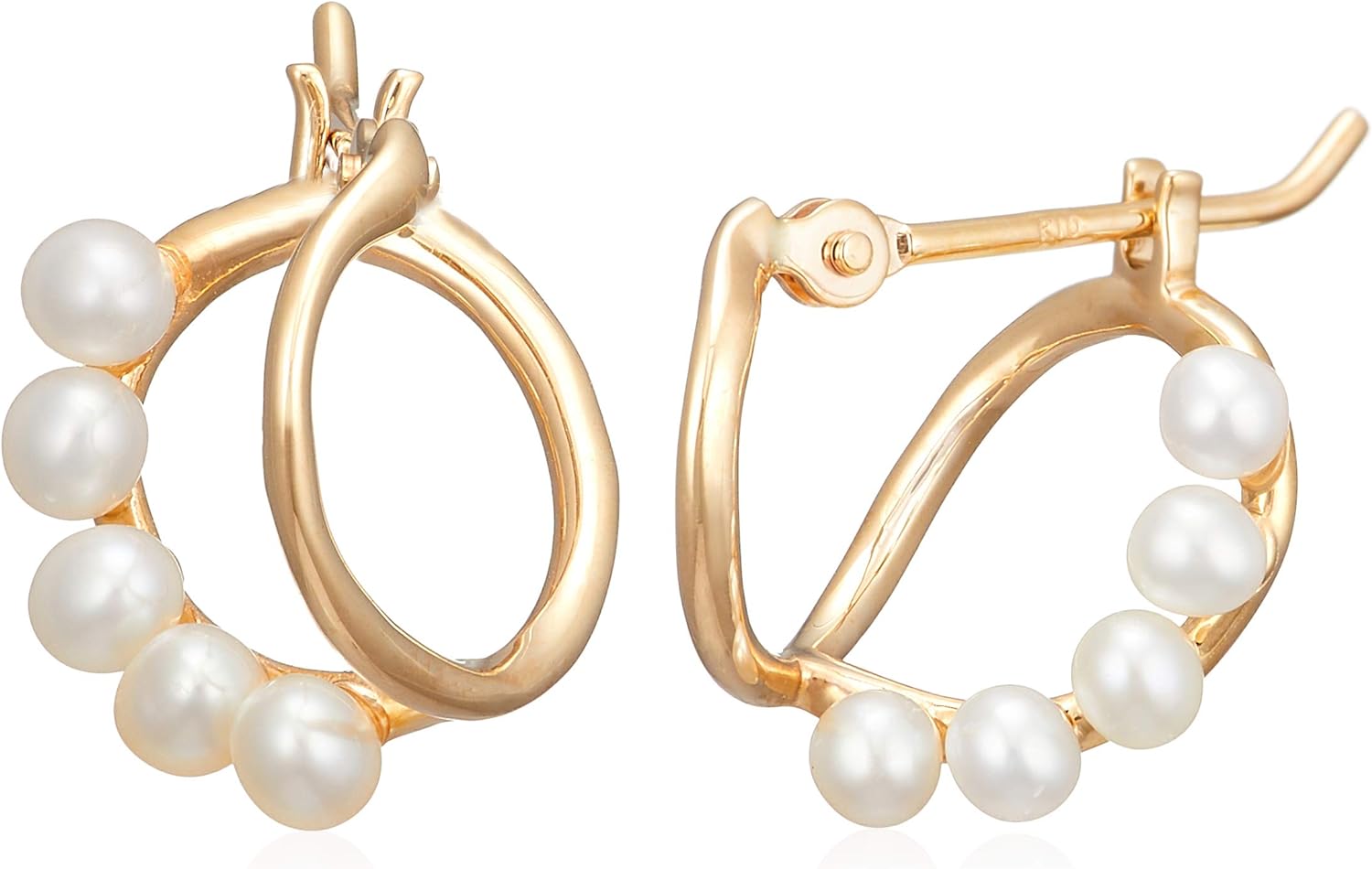 アガット(agete) K10パールピアス 10194112006