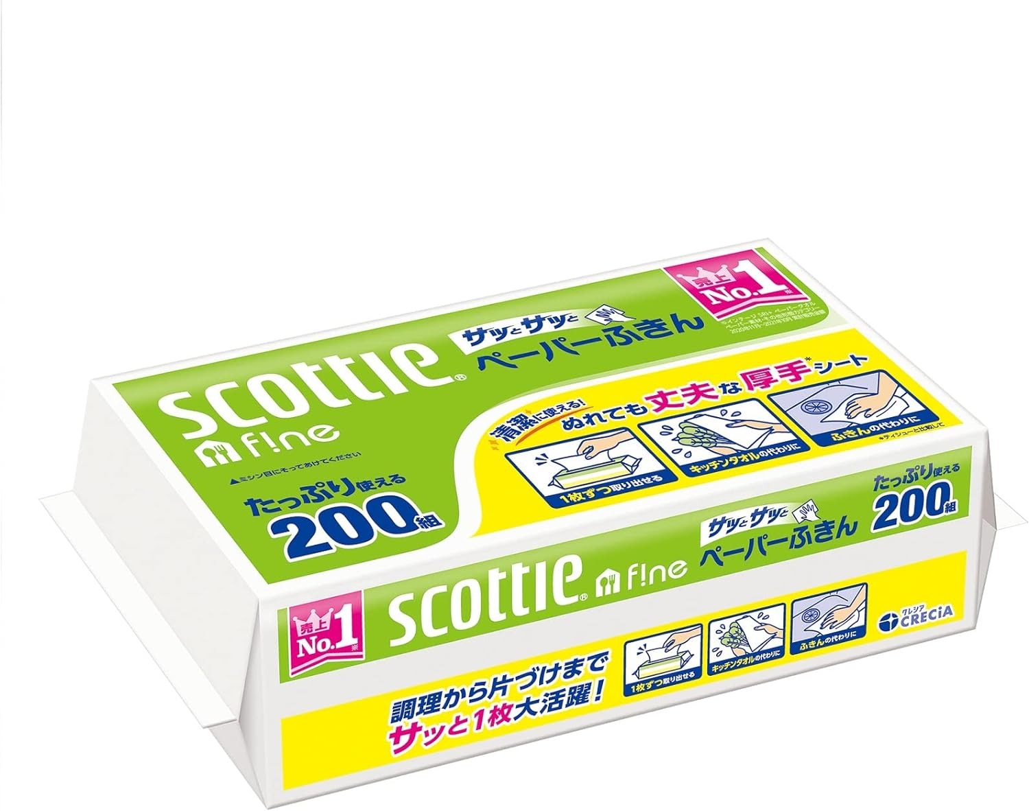 スコッティ ファイン ペーパーふきん サッとサッと
