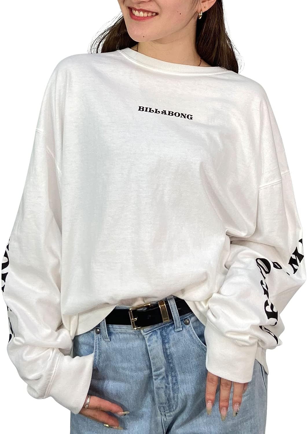 ビラボン(BILLABONG) スリーブプリントロングスリーブTEE