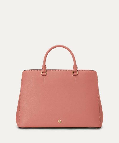 ラルフローレン(Ralph Lauren) クロスハッチ レザー ラージ ハンナ サッチェル