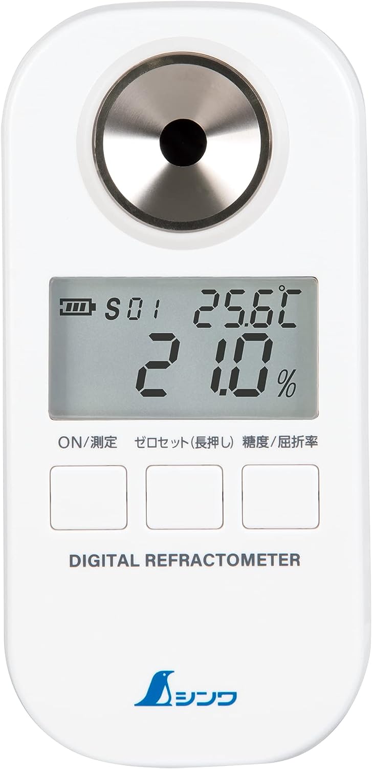 シンワ測定 デジタル糖度計 0~53% 防塵防水 70182