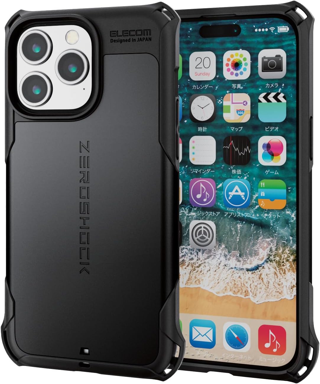 エレコム(ELECOM) ZEROSHOCK PM-A23DZERO