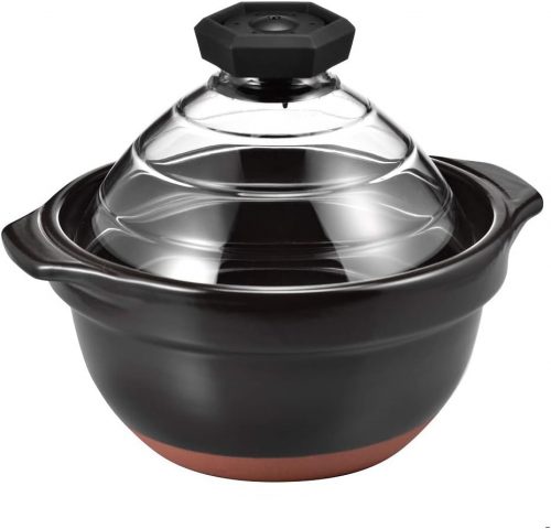 ハリオ(HARIO) フタがガラスのご飯釜2～3合 GNR-200