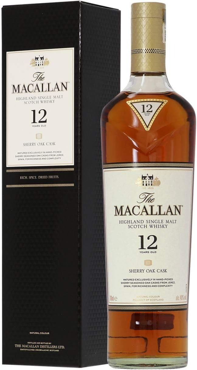 ザ・マッカラン(MACALLAN) シェリーオーク12年
