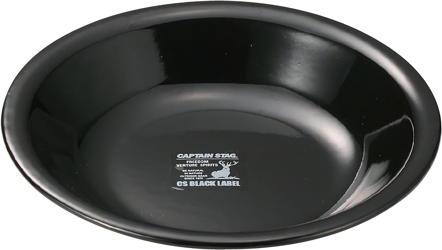 キャプテンスタッグ(CAPTAIN STAG) CSブラックラベル ホーロープレート 22cm UH-521