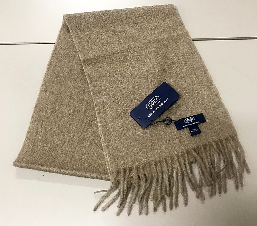 ゴビ(GOBI) カシミヤマフラー