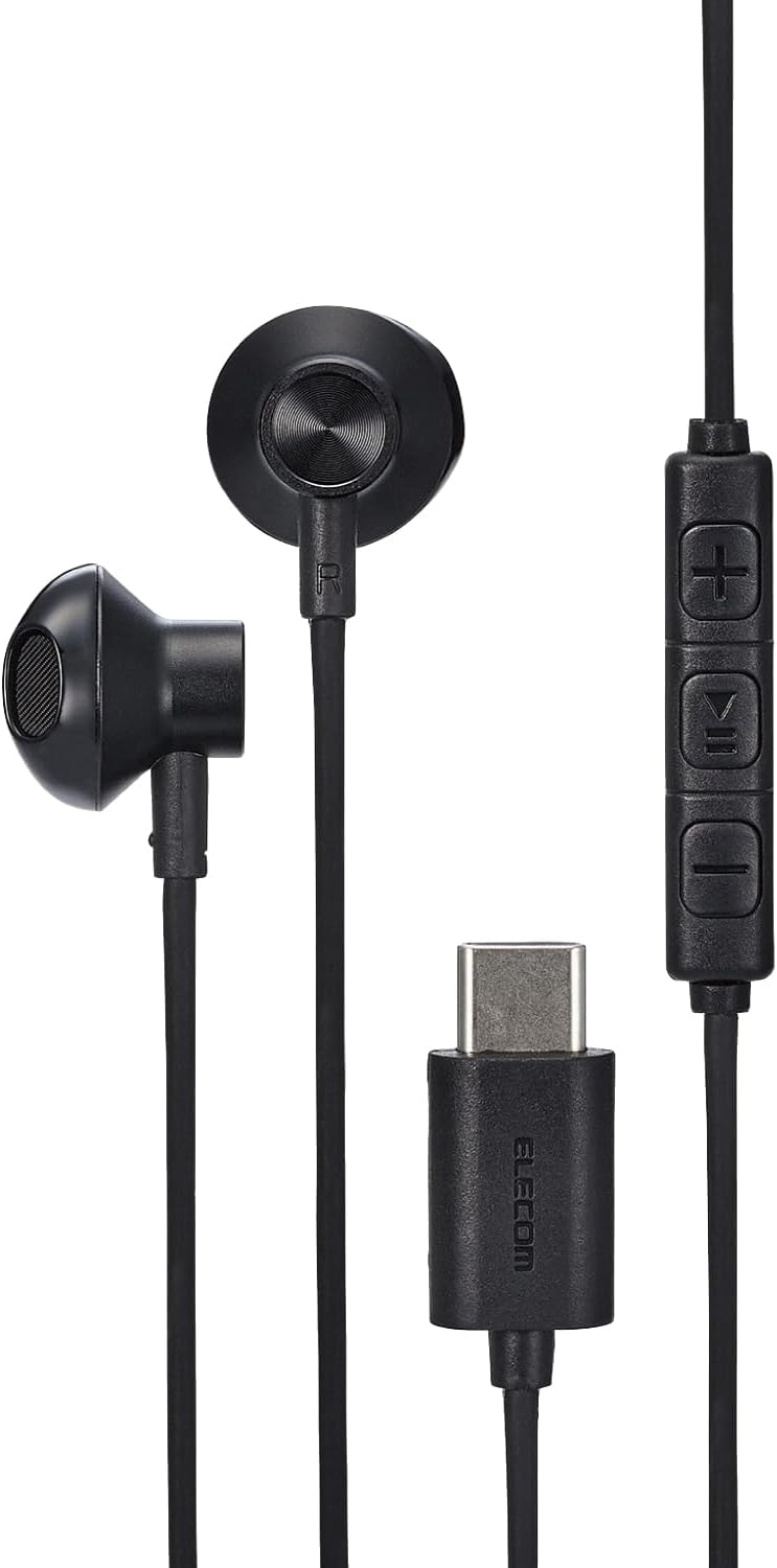 エレコム(ELECOM) デジタル式USB Type-Cヘッドホン EHP-DF10IMBK 2023