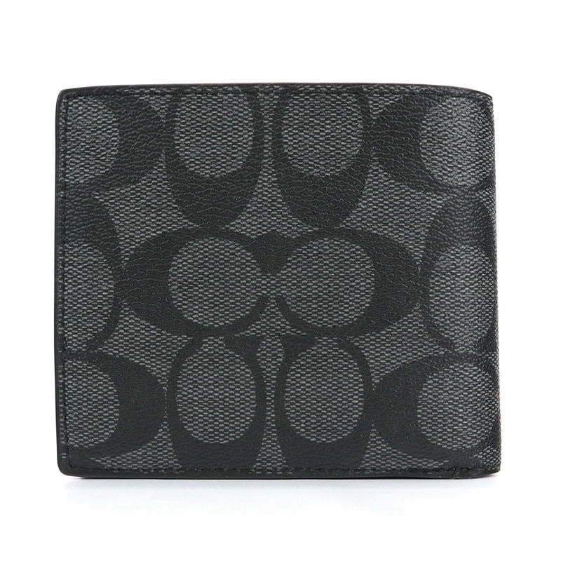 コーチ(COACH) 二つ折り財布 シグネチャーキャンバス F75006