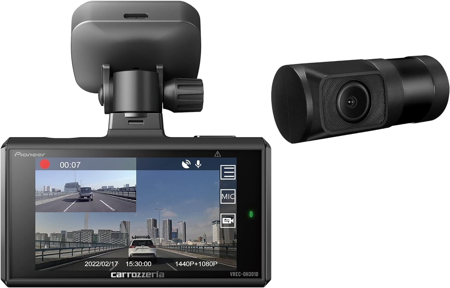 パイオニア(Pioneer) ドライブレコーダーユニット VREC-DH301D