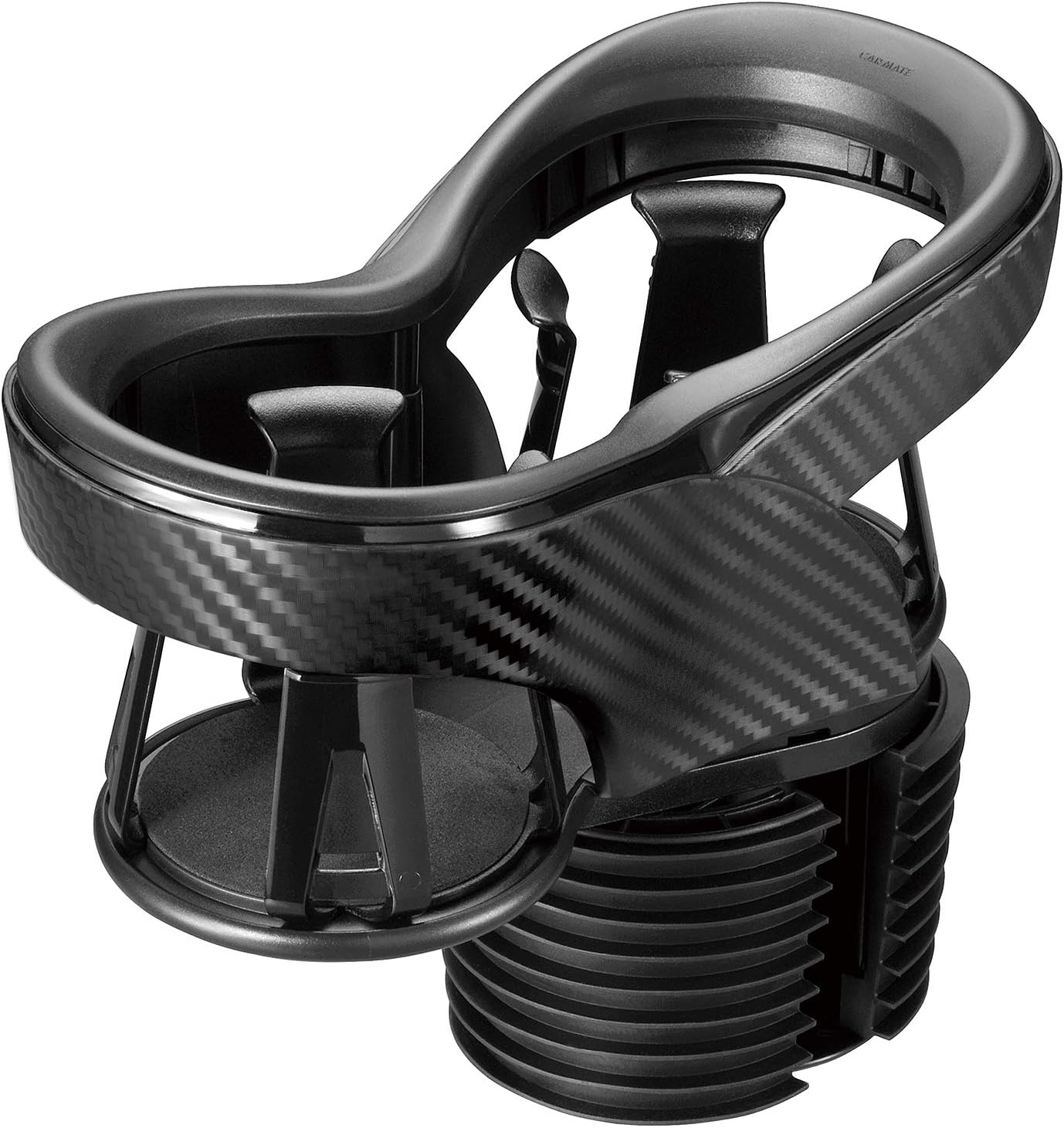 カーメイト(CARMATE) ツインカップホルダー クワトロ Xカーボン調 DZ523