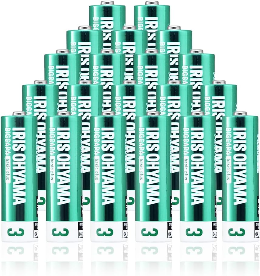 アイリスオーヤマ(IRIS OHYAMA) アルカリ乾電池 単3形 BIGCAPA basic plus LR6Bbp