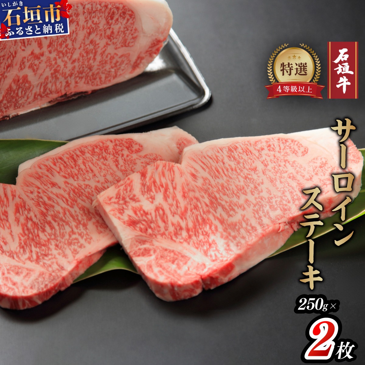 沖縄県石垣市 石垣牛 サーロインステーキ 500g 46,000円