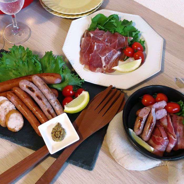 福岡県糸島市 糸島の陽光ハムセット 6種 13,000円