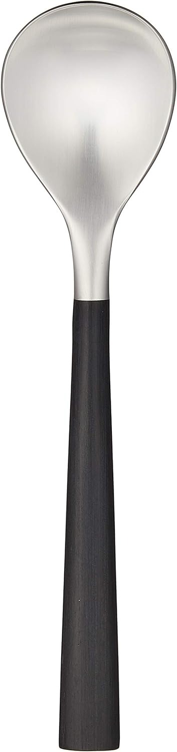 柳宗理 #2250 黒柄カトラリー デザートスプーン