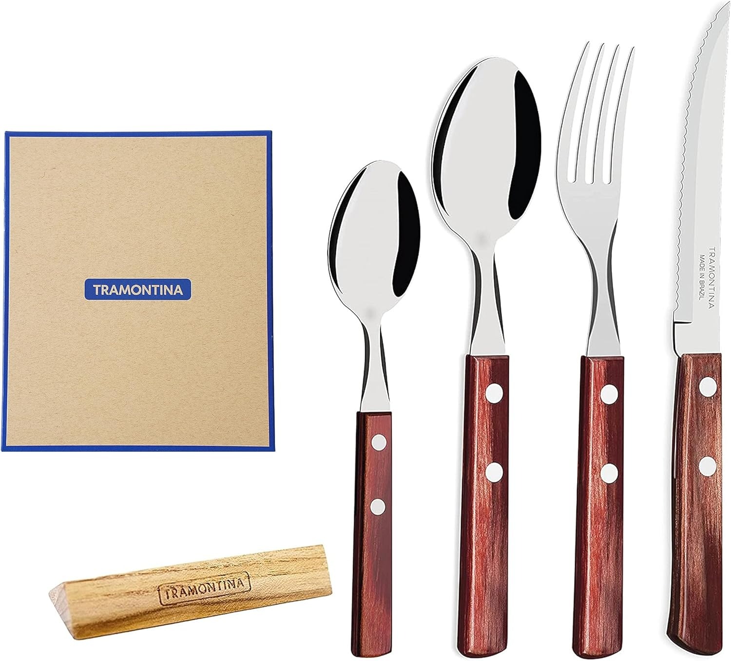 トラモンティーナ(TRAMONTINA) ポリウッド ギフト カトラリーセット