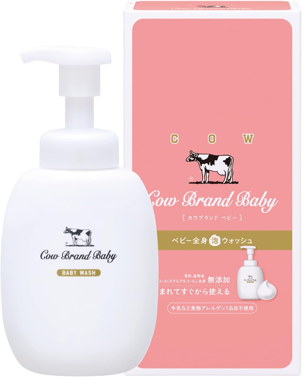 牛乳石鹸 カウブランド ベビー 全身泡ウォッシュ