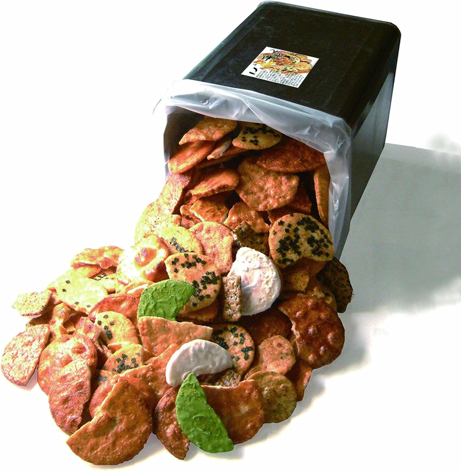 菓房茶房 こ和れせんべい たっぷり2kg 一斗缶入り