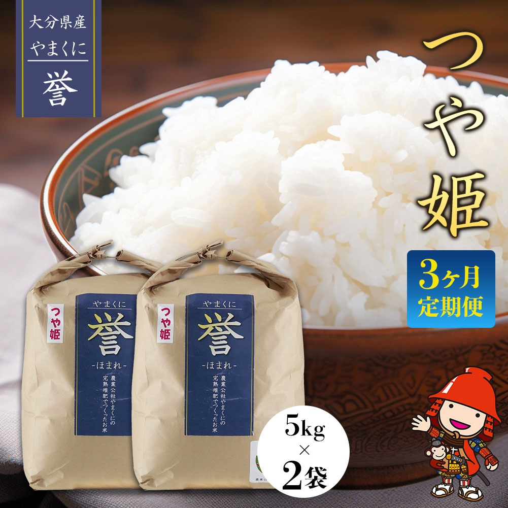 大分県中津市 大分県中津産やまくに誉 つや姫 5kg×2袋 51,000円