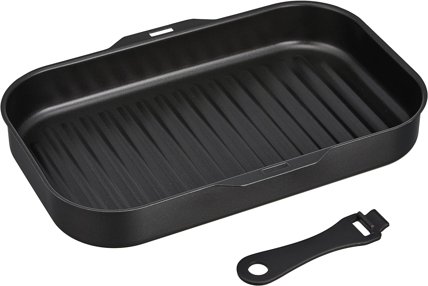 パール金属(PEARL METAL) セラクッキング ハンドル付角型グリルパン HB-2590