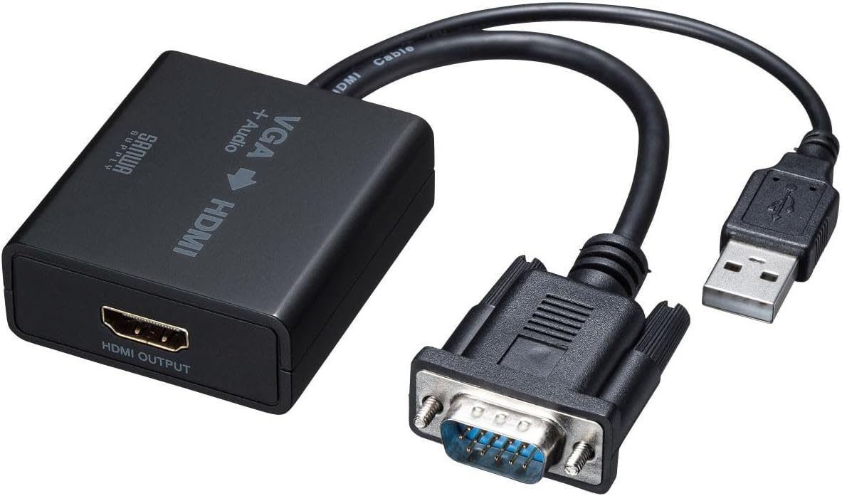 サンワサプライ(SANWA SUPPLY) VGA信号HDMI変換コンバーター VGA-CVHD7 2020